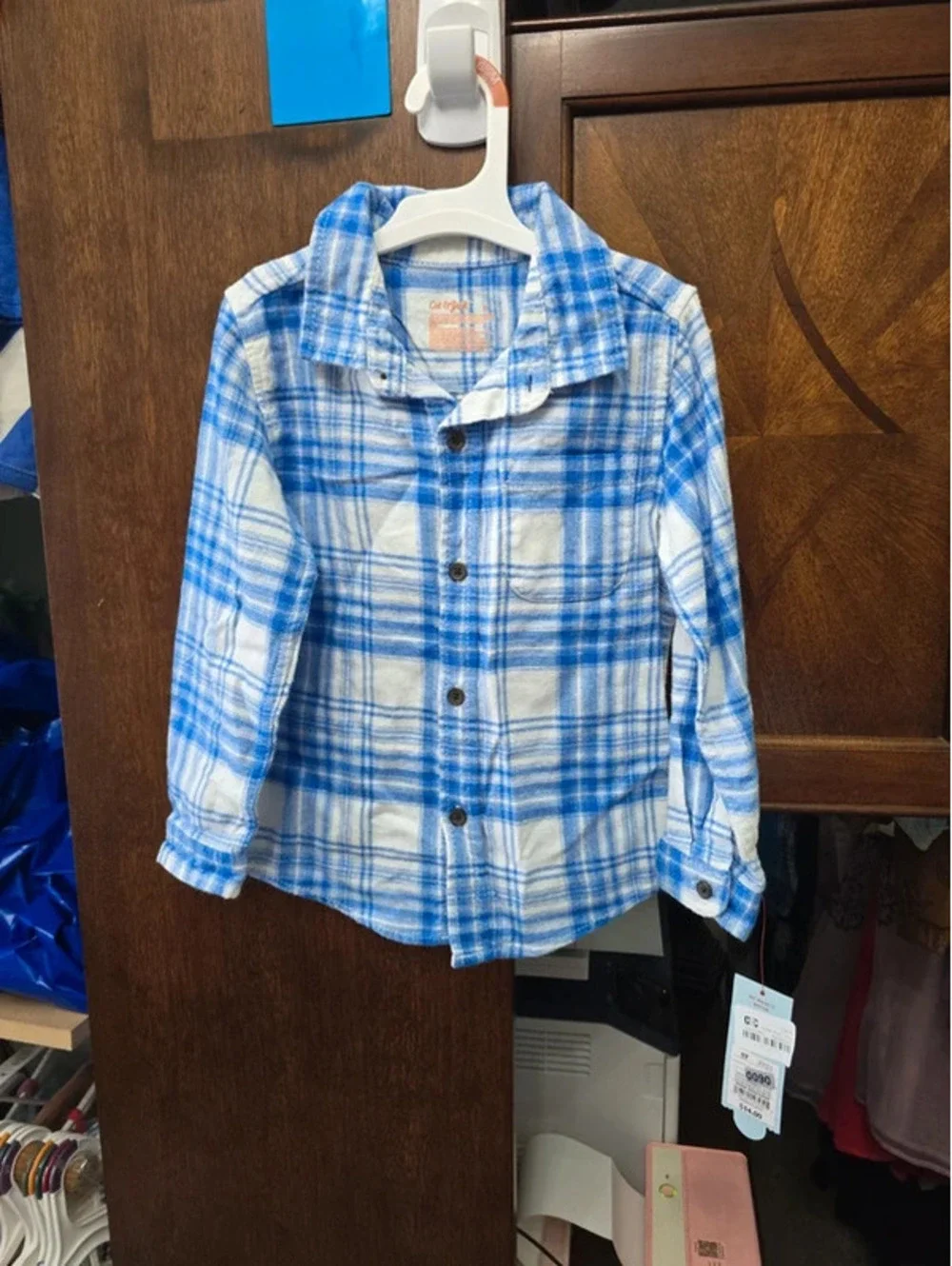 5t brand new flannel shirt from target item 90G7